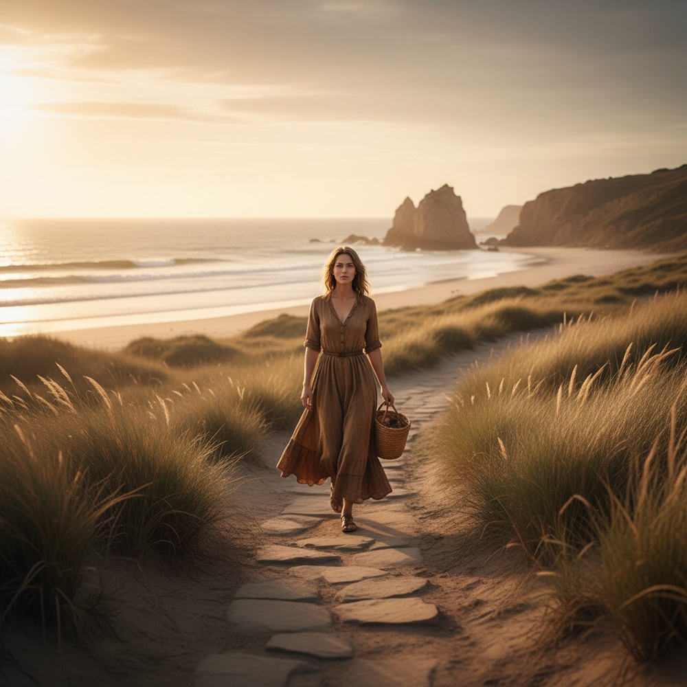 Cinematic stabilized video frame from handheld footage, smooth camera motion feel, centered subject, reduced jitter, clean horizon, natural perspective, photorealistic detail, 4k